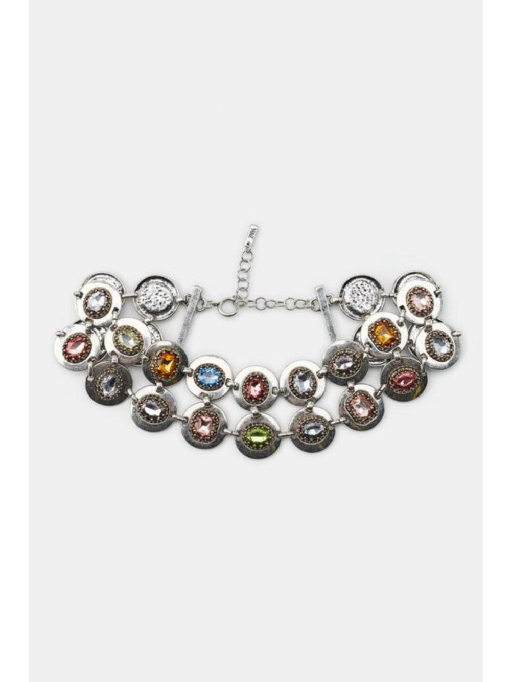 ZARA MULTICOLOR STONE CHOKER NECKLACE 856/304/808